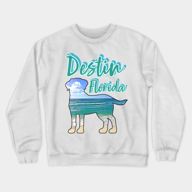 Destin Florida Crewneck Sweatshirt by Witty Things Designs